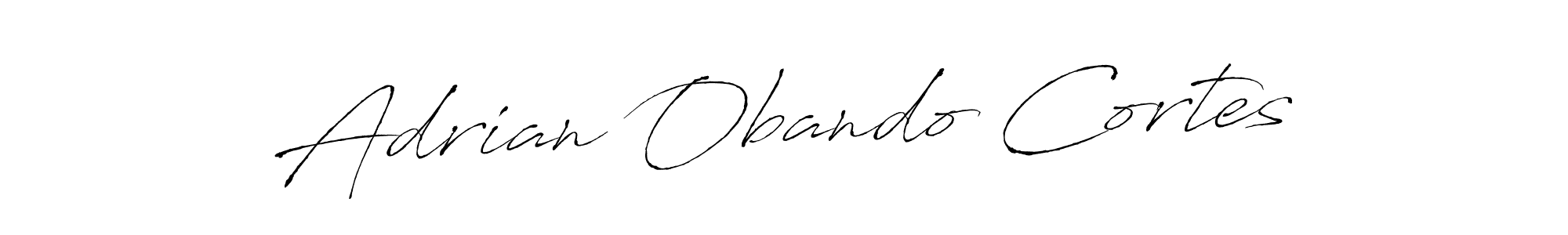 Make a beautiful signature design for name Adrian Obando Cortes. Use this online signature maker to create a handwritten signature for free. Adrian Obando Cortes signature style 6 images and pictures png