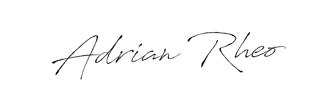 Adrian Rheo stylish signature style. Best Handwritten Sign (Antro_Vectra) for my name. Handwritten Signature Collection Ideas for my name Adrian Rheo. Adrian Rheo signature style 6 images and pictures png