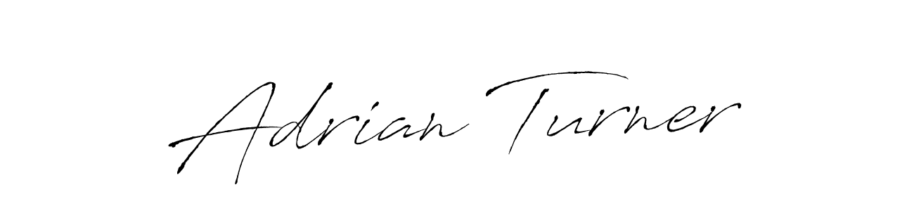 Make a beautiful signature design for name Adrian Turner. Use this online signature maker to create a handwritten signature for free. Adrian Turner signature style 6 images and pictures png