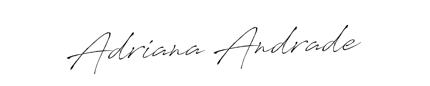 Also we have Adriana Andrade name is the best signature style. Create professional handwritten signature collection using Antro_Vectra autograph style. Adriana Andrade signature style 6 images and pictures png