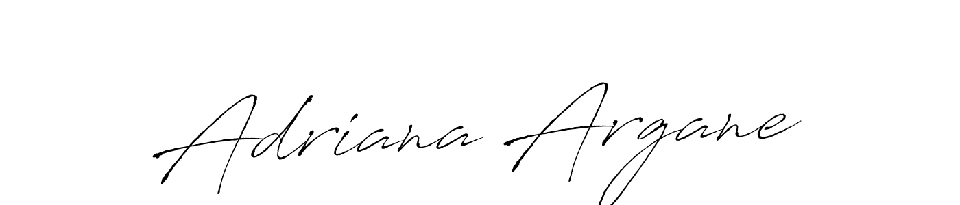 Make a beautiful signature design for name Adriana Argane. With this signature (Antro_Vectra) style, you can create a handwritten signature for free. Adriana Argane signature style 6 images and pictures png