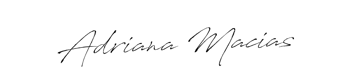 Create a beautiful signature design for name Adriana Macias. With this signature (Antro_Vectra) fonts, you can make a handwritten signature for free. Adriana Macias signature style 6 images and pictures png