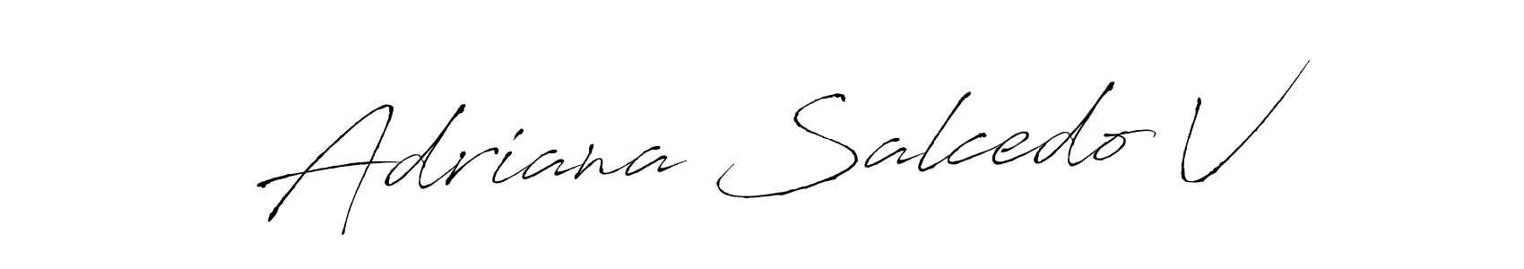 How to Draw Adriana Salcedo V signature style? Antro_Vectra is a latest design signature styles for name Adriana Salcedo V. Adriana Salcedo V signature style 6 images and pictures png