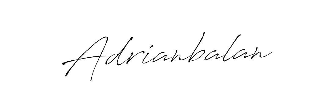 How to make Adrianbalan signature? Antro_Vectra is a professional autograph style. Create handwritten signature for Adrianbalan name. Adrianbalan signature style 6 images and pictures png