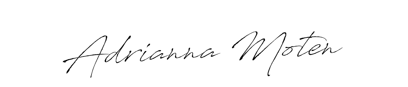 Antro_Vectra is a professional signature style that is perfect for those who want to add a touch of class to their signature. It is also a great choice for those who want to make their signature more unique. Get Adrianna Moten name to fancy signature for free. Adrianna Moten signature style 6 images and pictures png