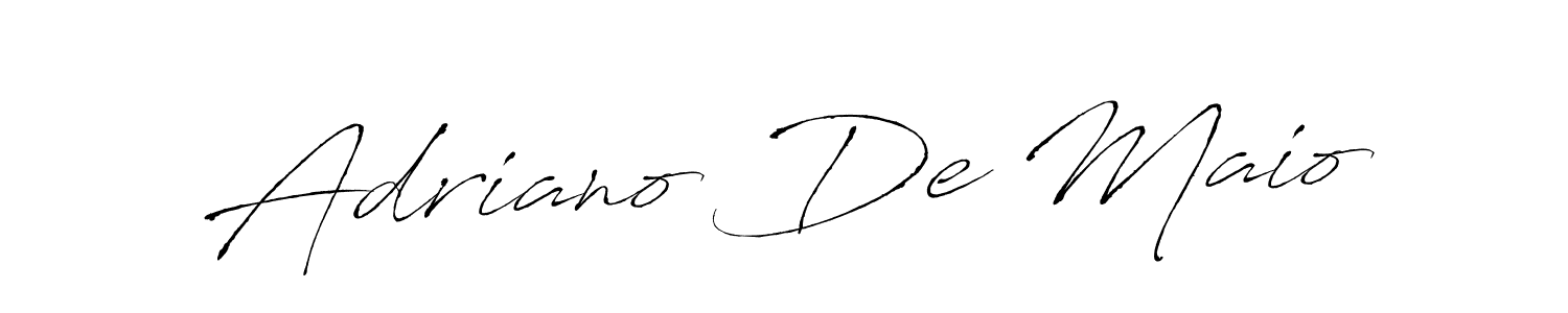 Create a beautiful signature design for name Adriano De Maio. With this signature (Antro_Vectra) fonts, you can make a handwritten signature for free. Adriano De Maio signature style 6 images and pictures png