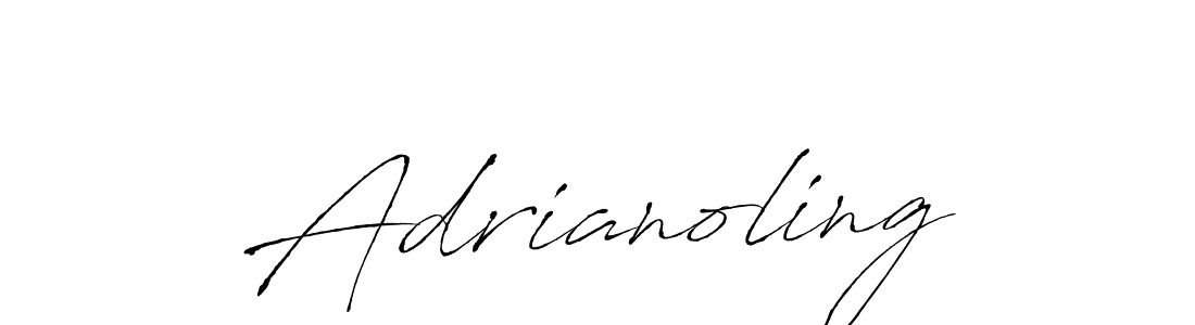 How to make Adrianoling signature? Antro_Vectra is a professional autograph style. Create handwritten signature for Adrianoling name. Adrianoling signature style 6 images and pictures png