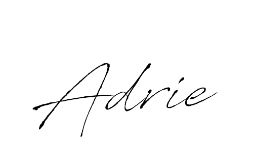 How to make Adrie name signature. Use Antro_Vectra style for creating short signs online. This is the latest handwritten sign. Adrie signature style 6 images and pictures png