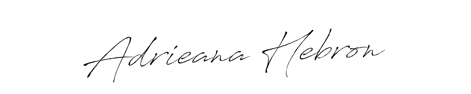 Make a short Adrieana Hebron signature style. Manage your documents anywhere anytime using Antro_Vectra. Create and add eSignatures, submit forms, share and send files easily. Adrieana Hebron signature style 6 images and pictures png