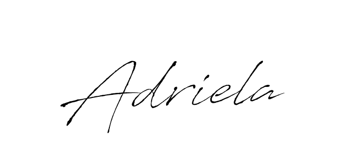 Design your own signature with our free online signature maker. With this signature software, you can create a handwritten (Antro_Vectra) signature for name Adriela. Adriela signature style 6 images and pictures png