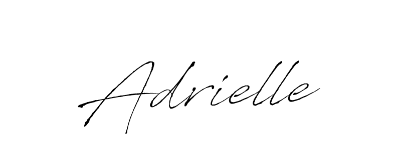 How to make Adrielle signature? Antro_Vectra is a professional autograph style. Create handwritten signature for Adrielle name. Adrielle signature style 6 images and pictures png