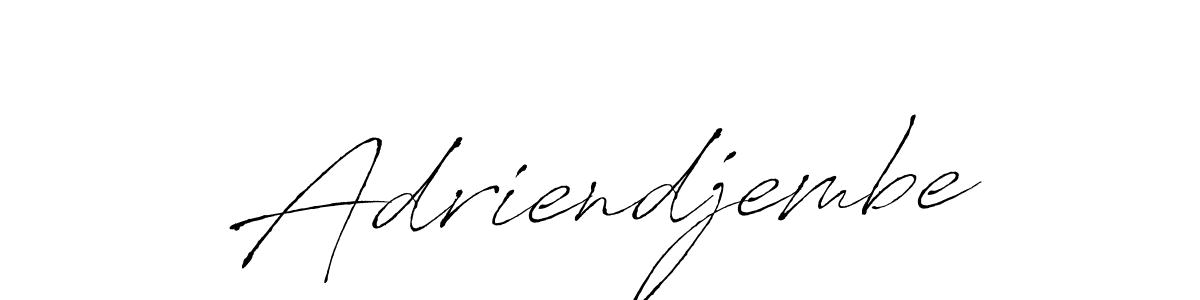 This is the best signature style for the Adriendjembe name. Also you like these signature font (Antro_Vectra). Mix name signature. Adriendjembe signature style 6 images and pictures png