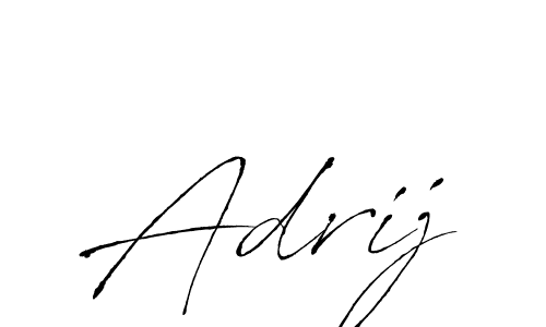 Create a beautiful signature design for name Adrij. With this signature (Antro_Vectra) fonts, you can make a handwritten signature for free. Adrij signature style 6 images and pictures png