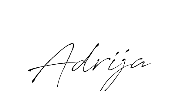 Make a beautiful signature design for name Adrija. With this signature (Antro_Vectra) style, you can create a handwritten signature for free. Adrija signature style 6 images and pictures png
