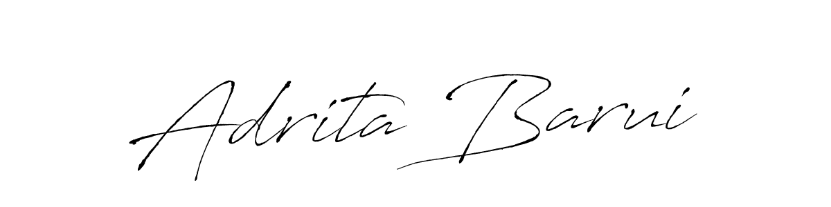 Create a beautiful signature design for name Adrita Barui. With this signature (Antro_Vectra) fonts, you can make a handwritten signature for free. Adrita Barui signature style 6 images and pictures png