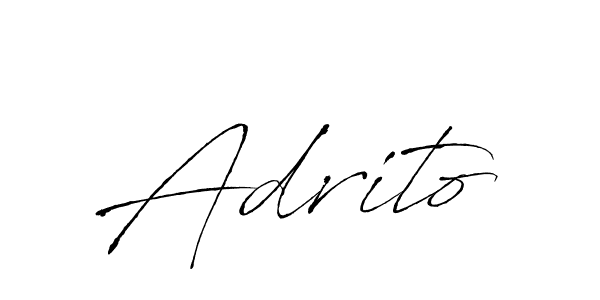 How to Draw Adrito signature style? Antro_Vectra is a latest design signature styles for name Adrito. Adrito signature style 6 images and pictures png