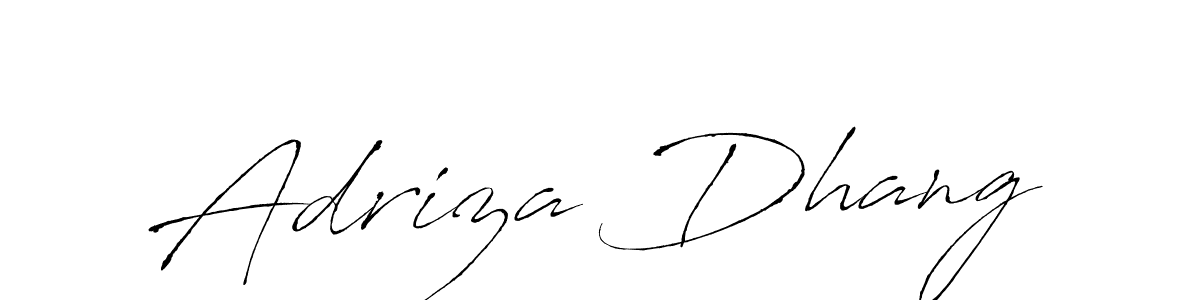 Adriza Dhang stylish signature style. Best Handwritten Sign (Antro_Vectra) for my name. Handwritten Signature Collection Ideas for my name Adriza Dhang. Adriza Dhang signature style 6 images and pictures png