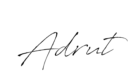 Here are the top 10 professional signature styles for the name Adrut. These are the best autograph styles you can use for your name. Adrut signature style 6 images and pictures png