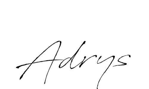 Design your own signature with our free online signature maker. With this signature software, you can create a handwritten (Antro_Vectra) signature for name Adrys. Adrys signature style 6 images and pictures png