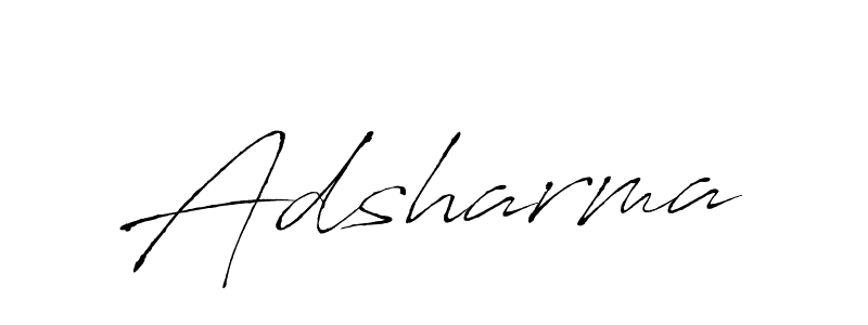 Make a beautiful signature design for name Adsharma. Use this online signature maker to create a handwritten signature for free. Adsharma signature style 6 images and pictures png