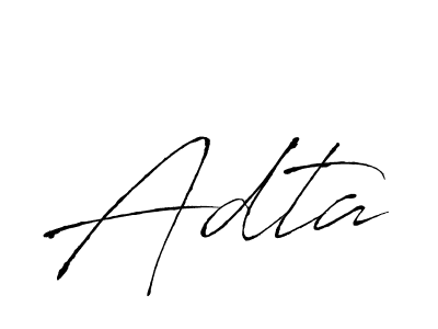 It looks lik you need a new signature style for name Adta. Design unique handwritten (Antro_Vectra) signature with our free signature maker in just a few clicks. Adta signature style 6 images and pictures png