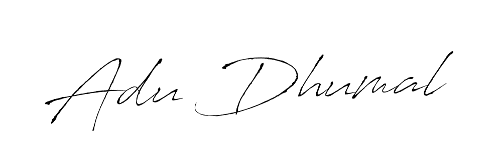 Best and Professional Signature Style for Adu Dhumal. Antro_Vectra Best Signature Style Collection. Adu Dhumal signature style 6 images and pictures png