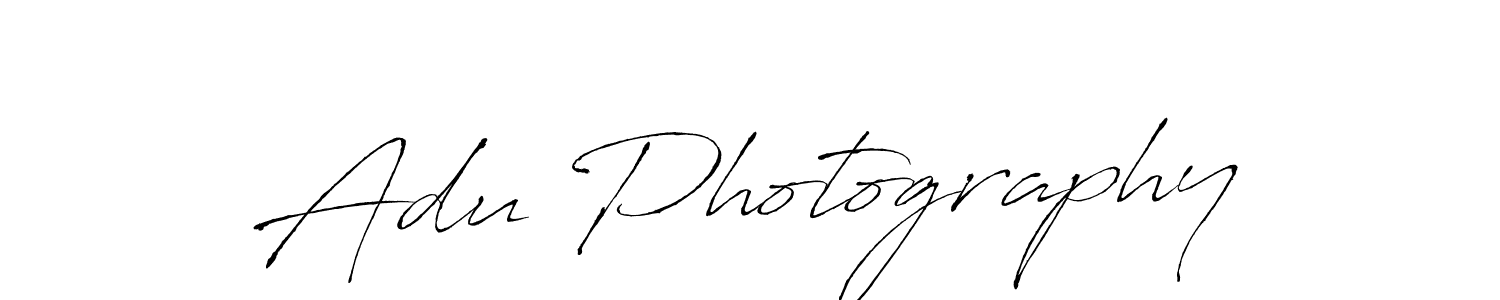 The best way (Antro_Vectra) to make a short signature is to pick only two or three words in your name. The name Adu Photography include a total of six letters. For converting this name. Adu Photography signature style 6 images and pictures png