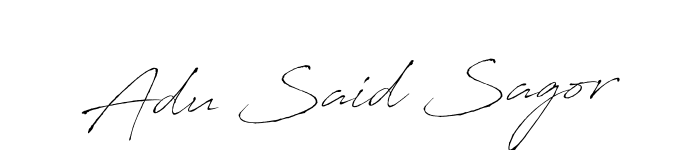 Adu Said Sagor stylish signature style. Best Handwritten Sign (Antro_Vectra) for my name. Handwritten Signature Collection Ideas for my name Adu Said Sagor. Adu Said Sagor signature style 6 images and pictures png