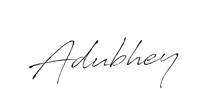 You should practise on your own different ways (Antro_Vectra) to write your name (Adubhey) in signature. don't let someone else do it for you. Adubhey signature style 6 images and pictures png