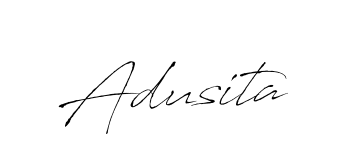 Adusita stylish signature style. Best Handwritten Sign (Antro_Vectra) for my name. Handwritten Signature Collection Ideas for my name Adusita. Adusita signature style 6 images and pictures png