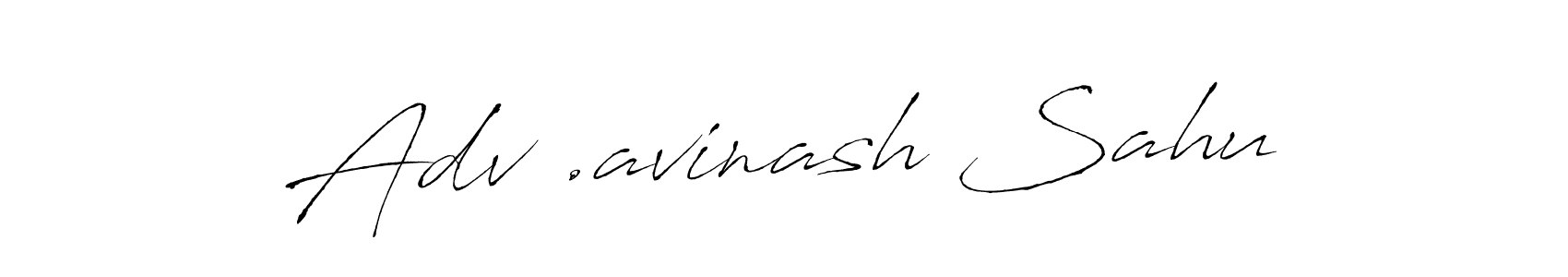 You should practise on your own different ways (Antro_Vectra) to write your name (Adv .avinash Sahu) in signature. don't let someone else do it for you. Adv .avinash Sahu signature style 6 images and pictures png