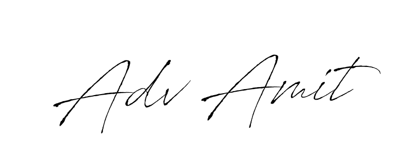 Make a beautiful signature design for name Adv Amit. With this signature (Antro_Vectra) style, you can create a handwritten signature for free. Adv Amit signature style 6 images and pictures png