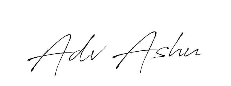 Also we have Adv Ashu name is the best signature style. Create professional handwritten signature collection using Antro_Vectra autograph style. Adv Ashu signature style 6 images and pictures png