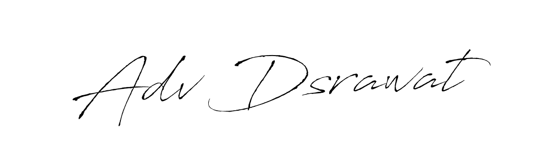 Also You can easily find your signature by using the search form. We will create Adv Dsrawat name handwritten signature images for you free of cost using Antro_Vectra sign style. Adv Dsrawat signature style 6 images and pictures png