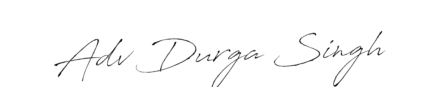 Design your own signature with our free online signature maker. With this signature software, you can create a handwritten (Antro_Vectra) signature for name Adv Durga Singh. Adv Durga Singh signature style 6 images and pictures png
