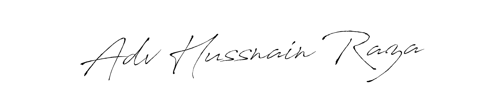 The best way (Antro_Vectra) to make a short signature is to pick only two or three words in your name. The name Adv Hussnain Raza include a total of six letters. For converting this name. Adv Hussnain Raza signature style 6 images and pictures png