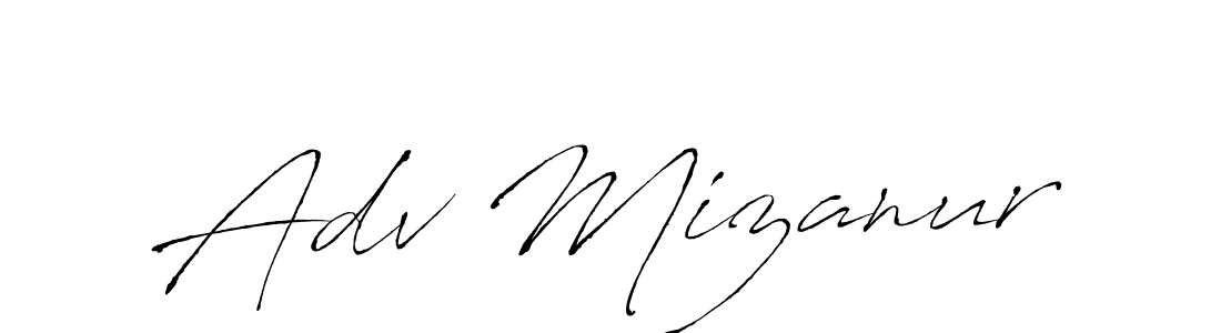 Here are the top 10 professional signature styles for the name Adv Mizanur. These are the best autograph styles you can use for your name. Adv Mizanur signature style 6 images and pictures png