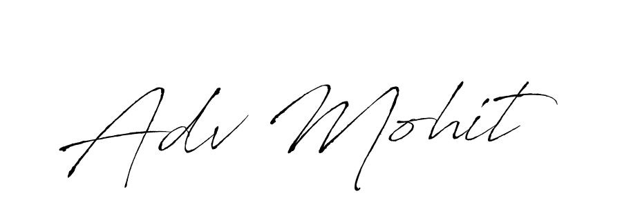 How to make Adv Mohit name signature. Use Antro_Vectra style for creating short signs online. This is the latest handwritten sign. Adv Mohit signature style 6 images and pictures png