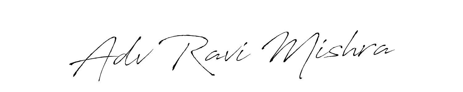 Also we have Adv Ravi Mishra name is the best signature style. Create professional handwritten signature collection using Antro_Vectra autograph style. Adv Ravi Mishra signature style 6 images and pictures png