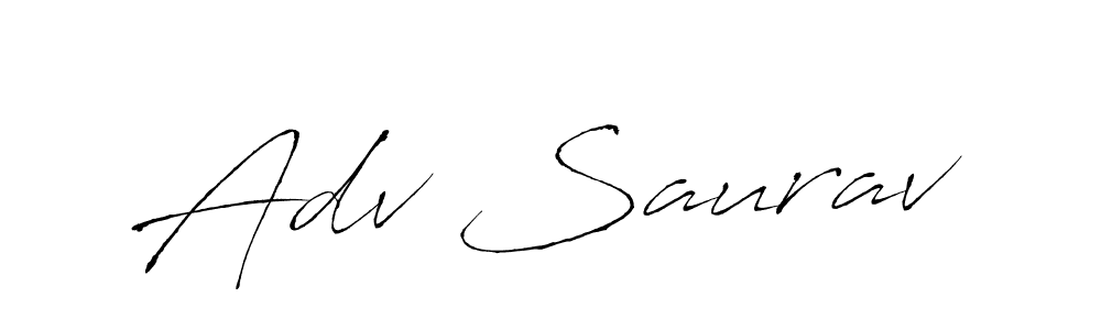 Similarly Antro_Vectra is the best handwritten signature design. Signature creator online .You can use it as an online autograph creator for name Adv Saurav. Adv Saurav signature style 6 images and pictures png