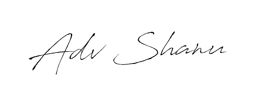 It looks lik you need a new signature style for name Adv Shanu. Design unique handwritten (Antro_Vectra) signature with our free signature maker in just a few clicks. Adv Shanu signature style 6 images and pictures png