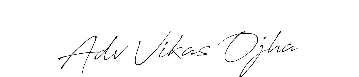 Similarly Antro_Vectra is the best handwritten signature design. Signature creator online .You can use it as an online autograph creator for name Adv Vikas Ojha. Adv Vikas Ojha signature style 6 images and pictures png