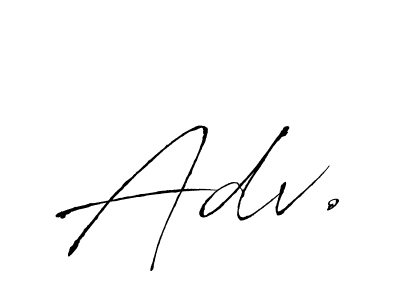 Similarly Antro_Vectra is the best handwritten signature design. Signature creator online .You can use it as an online autograph creator for name Adv.. Adv. signature style 6 images and pictures png