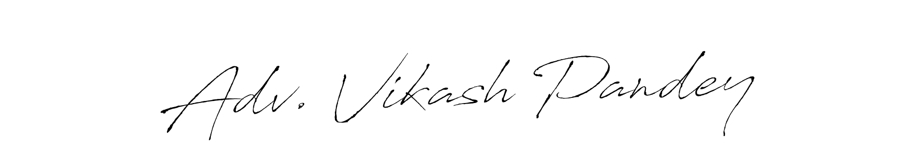 Make a beautiful signature design for name Adv. Vikash Pandey. Use this online signature maker to create a handwritten signature for free. Adv. Vikash Pandey signature style 6 images and pictures png