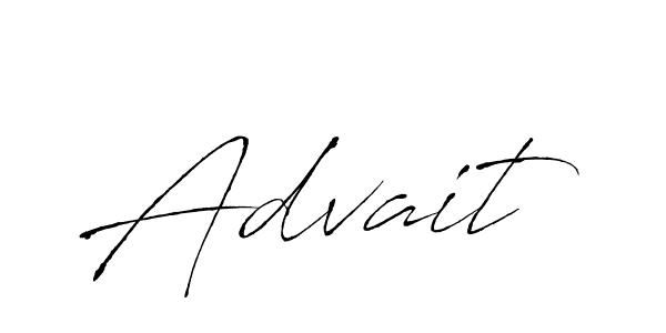 The best way (Antro_Vectra) to make a short signature is to pick only two or three words in your name. The name Advait include a total of six letters. For converting this name. Advait signature style 6 images and pictures png