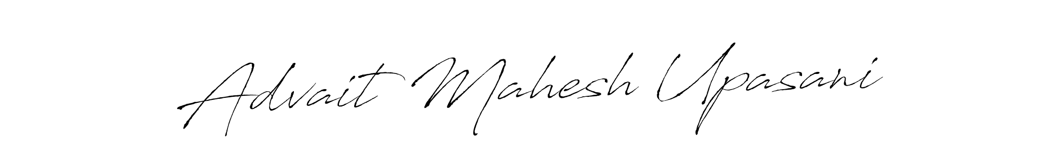 Also we have Advait Mahesh Upasani name is the best signature style. Create professional handwritten signature collection using Antro_Vectra autograph style. Advait Mahesh Upasani signature style 6 images and pictures png