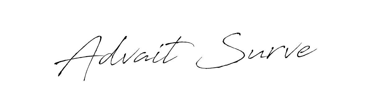 Also we have Advait Surve name is the best signature style. Create professional handwritten signature collection using Antro_Vectra autograph style. Advait Surve signature style 6 images and pictures png