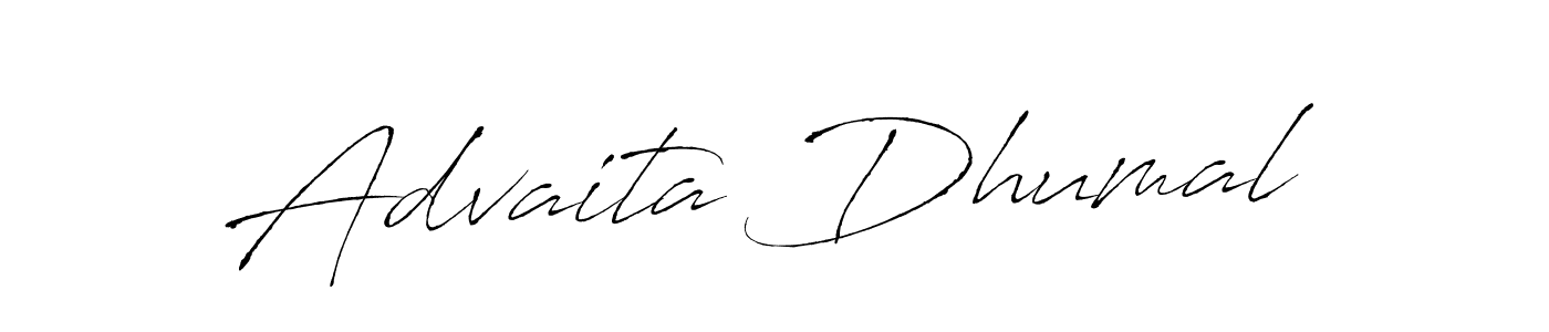 You should practise on your own different ways (Antro_Vectra) to write your name (Advaita Dhumal) in signature. don't let someone else do it for you. Advaita Dhumal signature style 6 images and pictures png