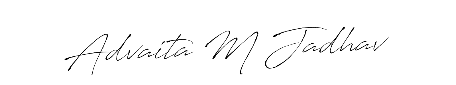 You should practise on your own different ways (Antro_Vectra) to write your name (Advaita M Jadhav) in signature. don't let someone else do it for you. Advaita M Jadhav signature style 6 images and pictures png