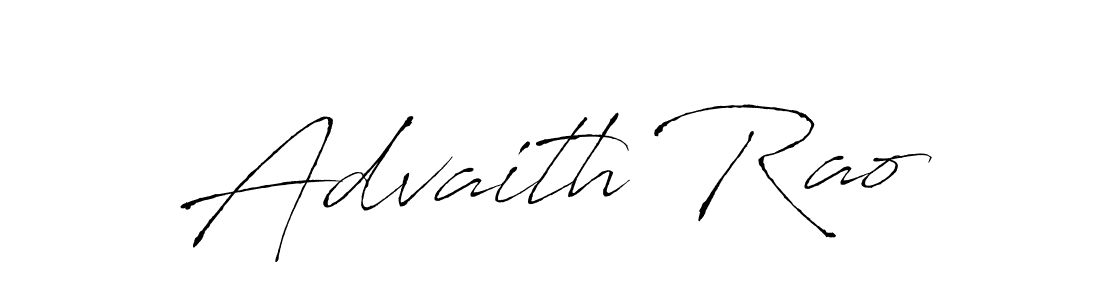 Advaith Rao stylish signature style. Best Handwritten Sign (Antro_Vectra) for my name. Handwritten Signature Collection Ideas for my name Advaith Rao. Advaith Rao signature style 6 images and pictures png